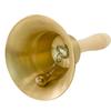 MrMrKura Jackpot Hand Bell, Call Bell, Hand-Wave Bell with Wooden Handle, Brass Table Bell, Raffle, Festival Supplies, Dinner Bell, Metal,