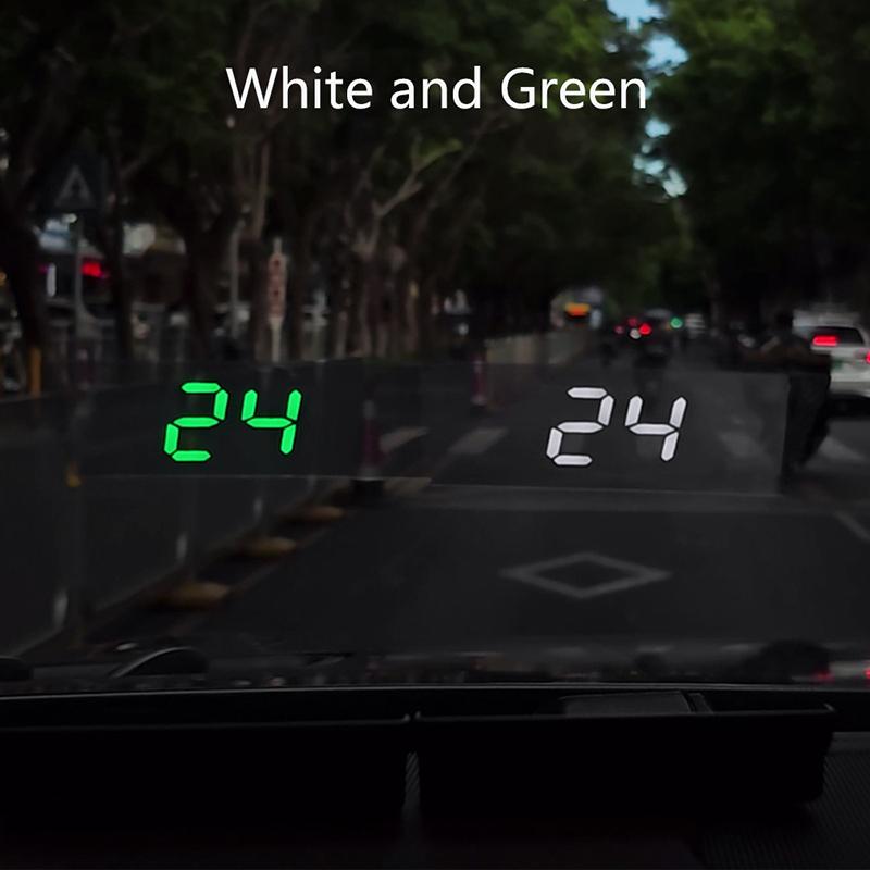 Car Digital Speedometer Head Up Display Vehicles Speed Gauge Hud Windshield Projector For Truck Gps Driving Assistance Tool