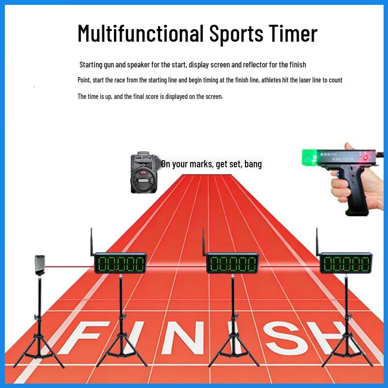 Multifunction Infrared Electronic Sports Timer