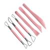 Ceramic Clay Sculpting & Carving Tool Set - 6-Piece Plastic Kit for DIY Art