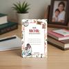 Yousheng Letters To My Loved Ones Blank Journal Keepsake Memorial Gift Card for Baby Son Dog Teacher Mom Daughter Grandmother