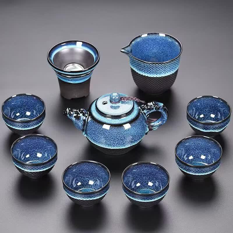 Haofeng Yaobian Ceramic Portable Travel Tea Set