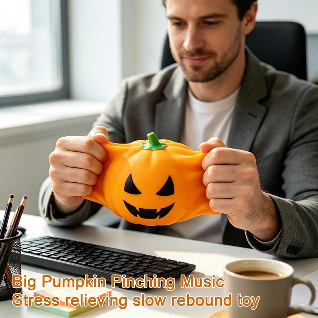 Large Pumpkin Toy Slow Stress Ball for and Home Decor