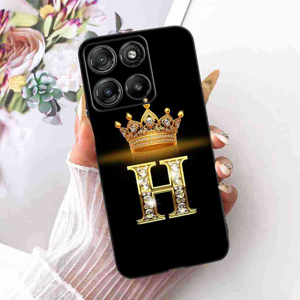 For Motorola Moto G67 Power Case Couple 26 Letters Cover Soft Silicone Phone Cases For Moto G 67 G67 Power Bumper