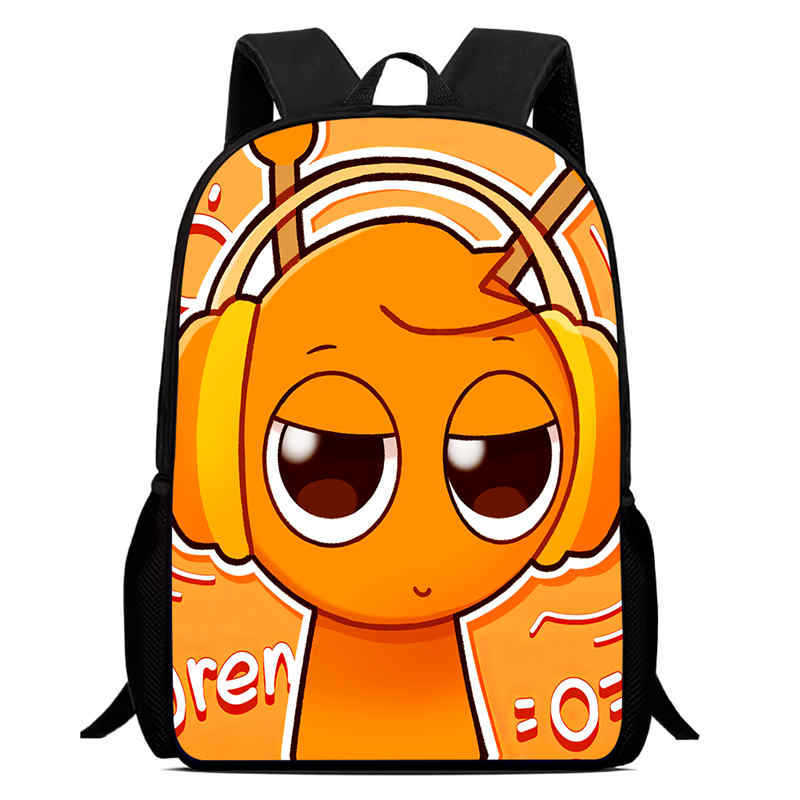 Rhythm Box Sprunki Spel Anime Rugzak Student Schooltas Computer Tas