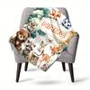 Woodland Animals Home Blankets Soft Cozy Lightweight Allseason Multipurpose Blanket For Picnics Sofas Offices Beds Living Rooms Suitable As Gifts For