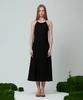PINBLACK Linen Halter Dress Black