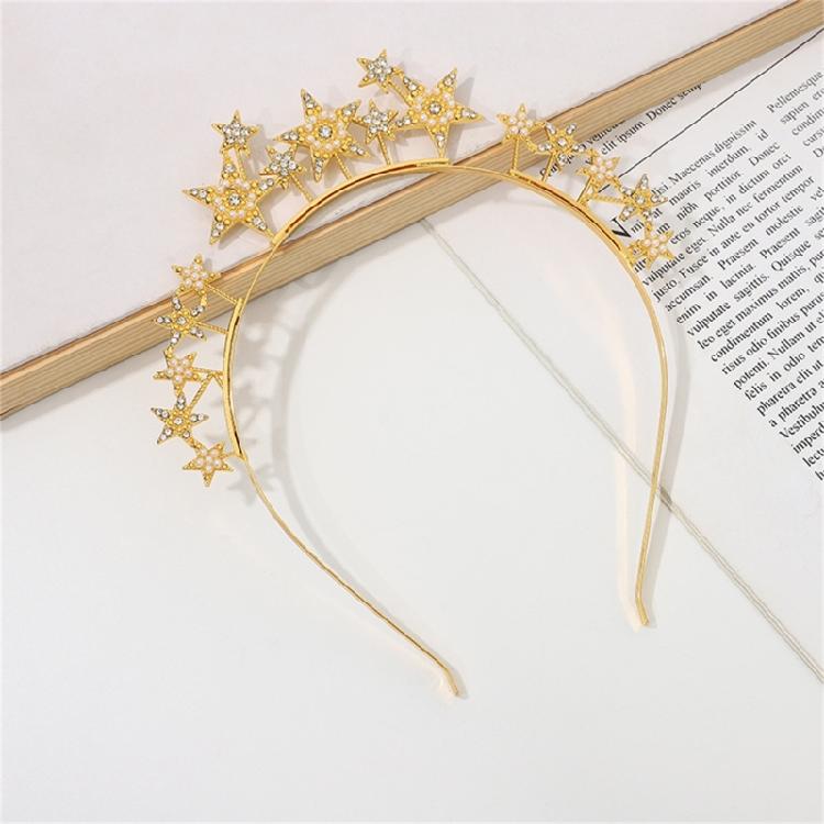 Delicate Baroque Vintage Hairband Glistening Headband Bachelorette Party Bride Bridal Jewelry Headpiece