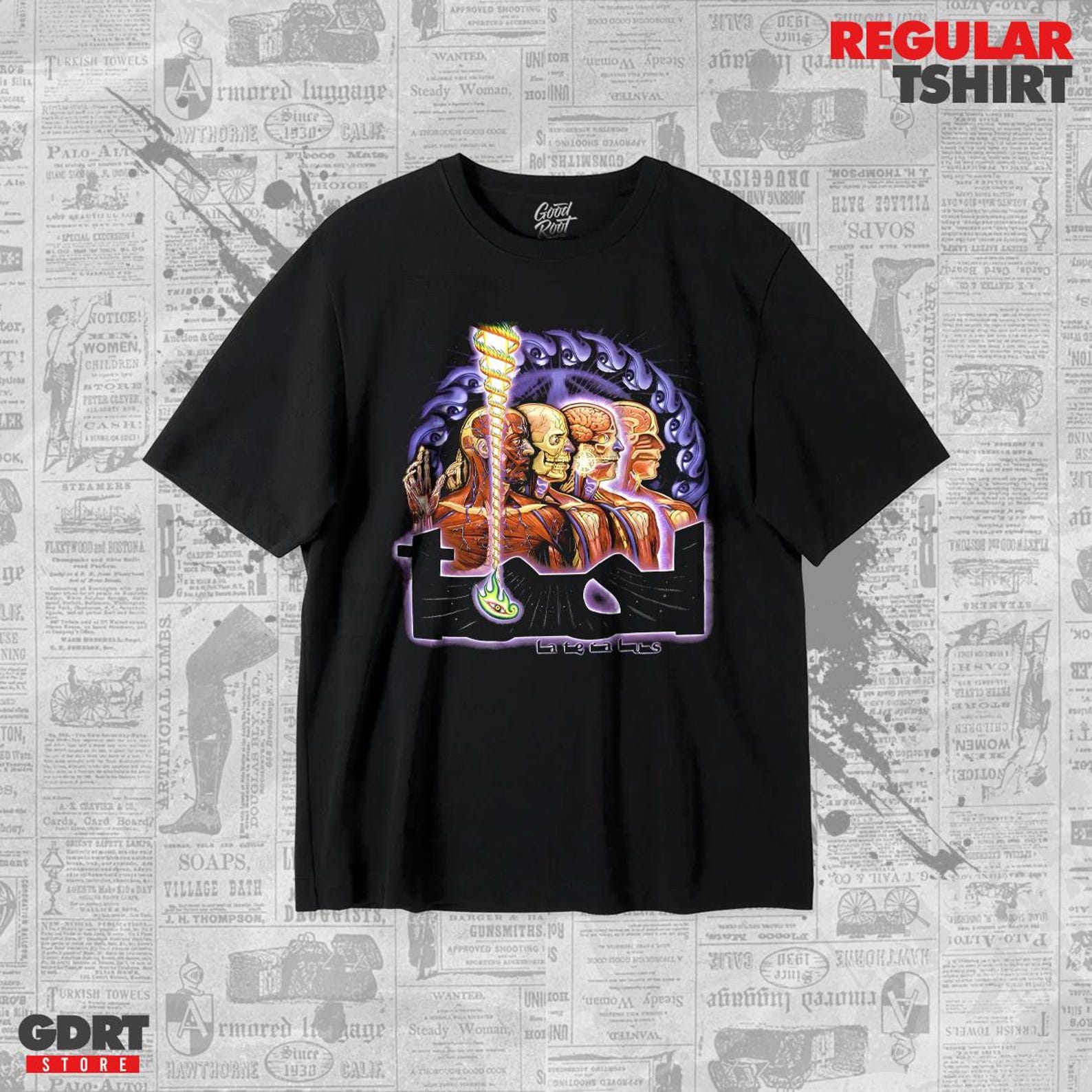 Tool Band T shirt - Lateralus Albums - Unisex Heavy Shirt 3XL