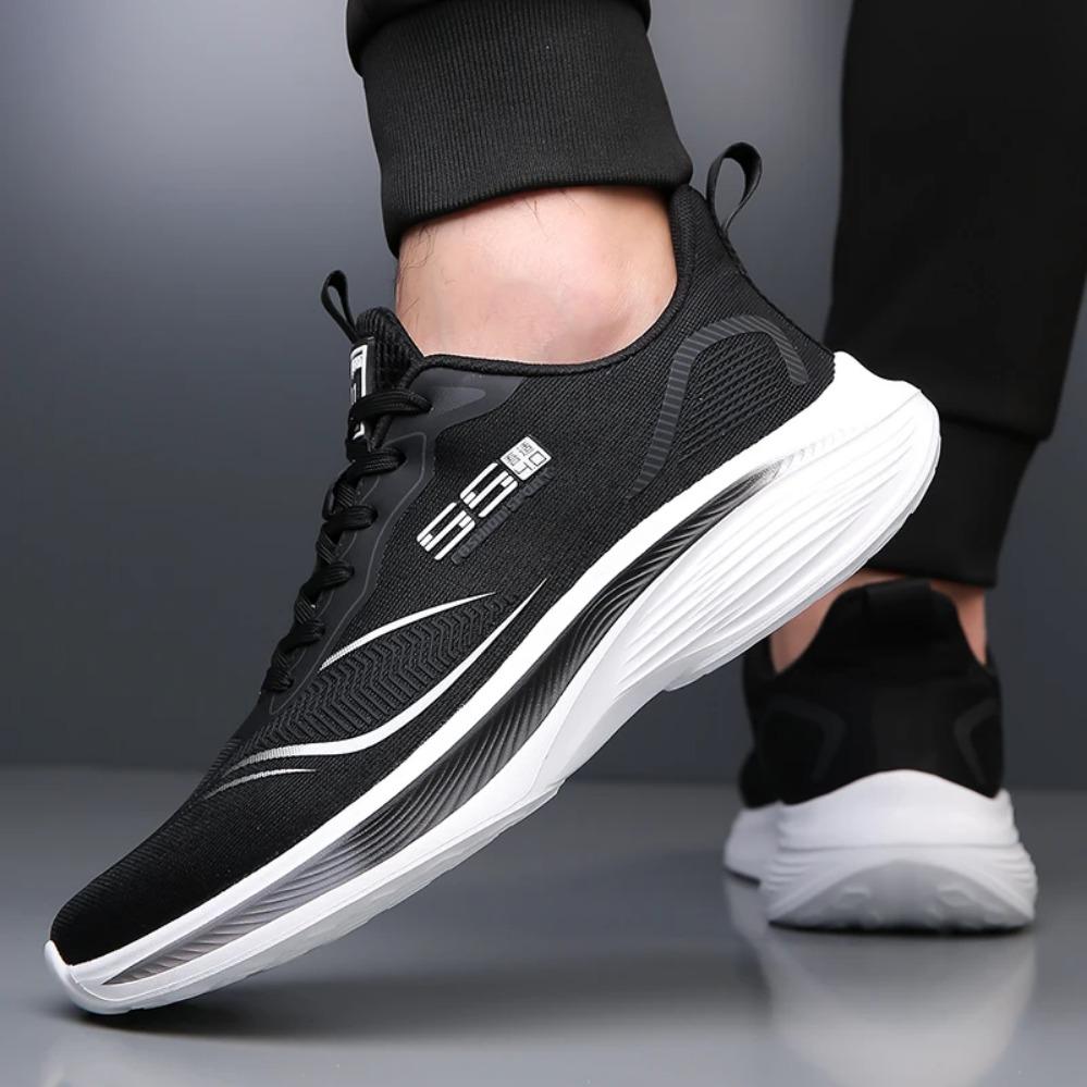 Buty Maratońskie z Płytką Węglową Męskie Codzienne Buty Sportowe Poduszka Powietrzna Luksusowy Pluszowy Komfort Lekkie Sportowe Buty do Biegania Obuwie Męskie