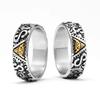 Ring Ancient Egypt Eye God Egyptian Triangle Amulet Talisman Stainless Steel Protect Power Jewelry Gift Hip Hop Rock Goth Gothic