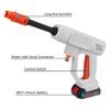88VF High Pressure Cordless Washer Spray Water Jet Car Water Gun Car Wash Cleaning Machine with Battery
