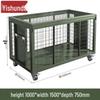 Easyreach Movable Storage Mesh Cage with Pallet & Wheels