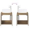 Bathroom Furniture Set 2 Pcs. Artisan Oak Engineered Wood