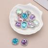 Garment Decorative Bow Accessories Sparkling Crystal Scrapbooking Acrylic Rhinestone Sewing Button
