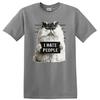 Antisocial Cat I Hate People T Shirt Funny Grumpy Introvert Meme Kitty Tee Gift