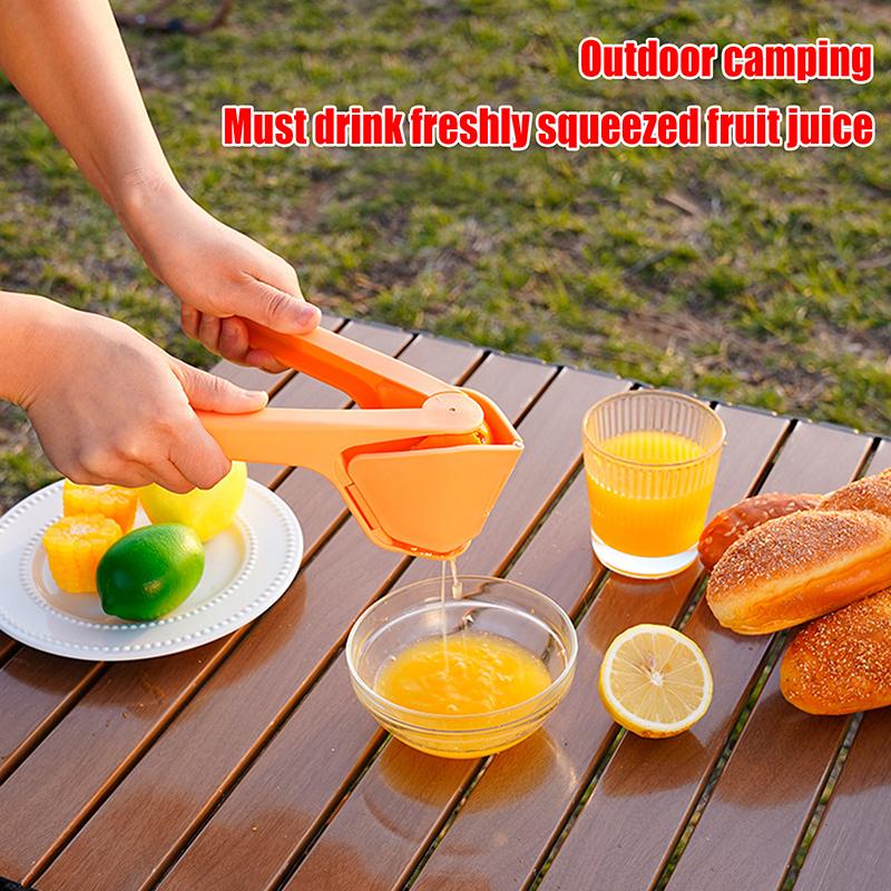 Max Juice Extraction Lemon Lime Squeezer Easy To Use Flat Lemon Squeezer With Leverage Squeezer With Built In Strainer