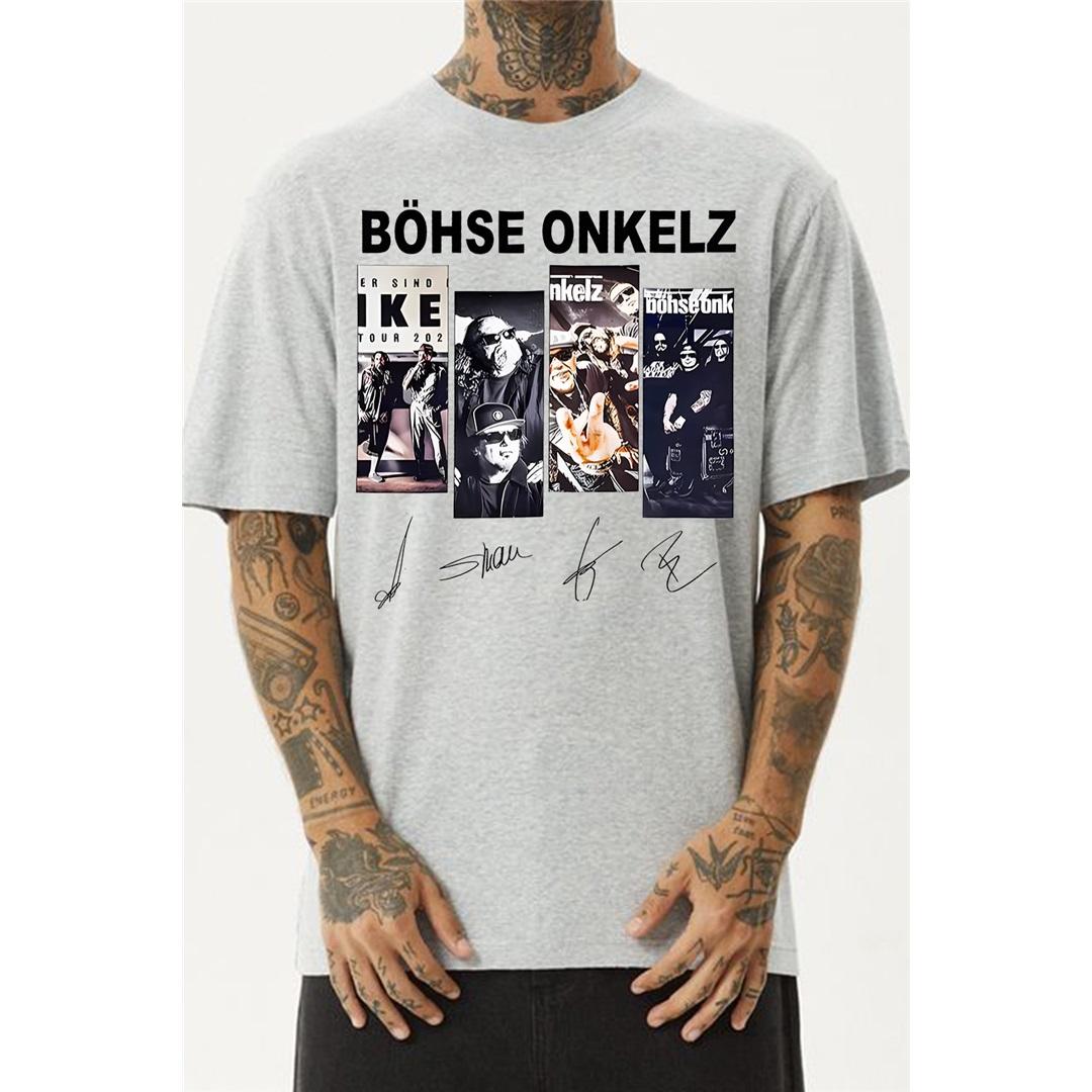 

Группа Böhse Onkelz Группа Графическая футболка Оверсайз Y2k Повседневная Хлопок Свободная Мужская Женская Футболки Женская Мужская Одежда Удобная Летняя Верхняя часть Футболка 4XL