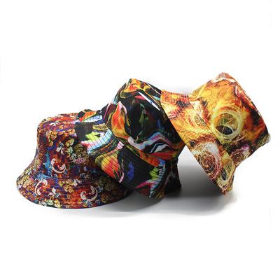 Bedruckter doppelseitiger Fischerhut Amazonas-Hut Vielseitig Persönlichkeits-Outdoor-Sonnenhut