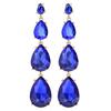 Geometric Drop Earrings With Cubic Zirconia For Women Fashion Jewelry Autumn