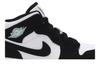 Jordan 1 Mid White Black Teal Tint (PS)