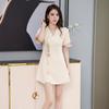 Women's Spa Technician Short-Skirt Uniform for Foot Bath and Massage