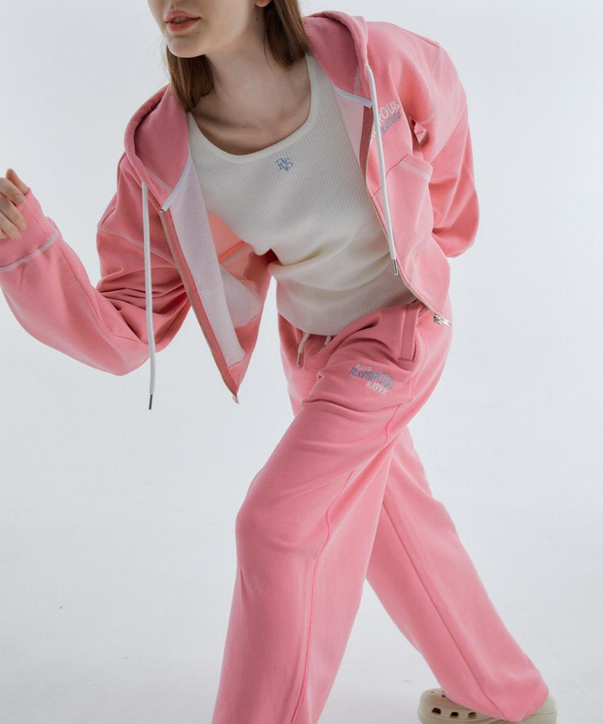 Raverous Rvs Loose Fit Training Pants Pink