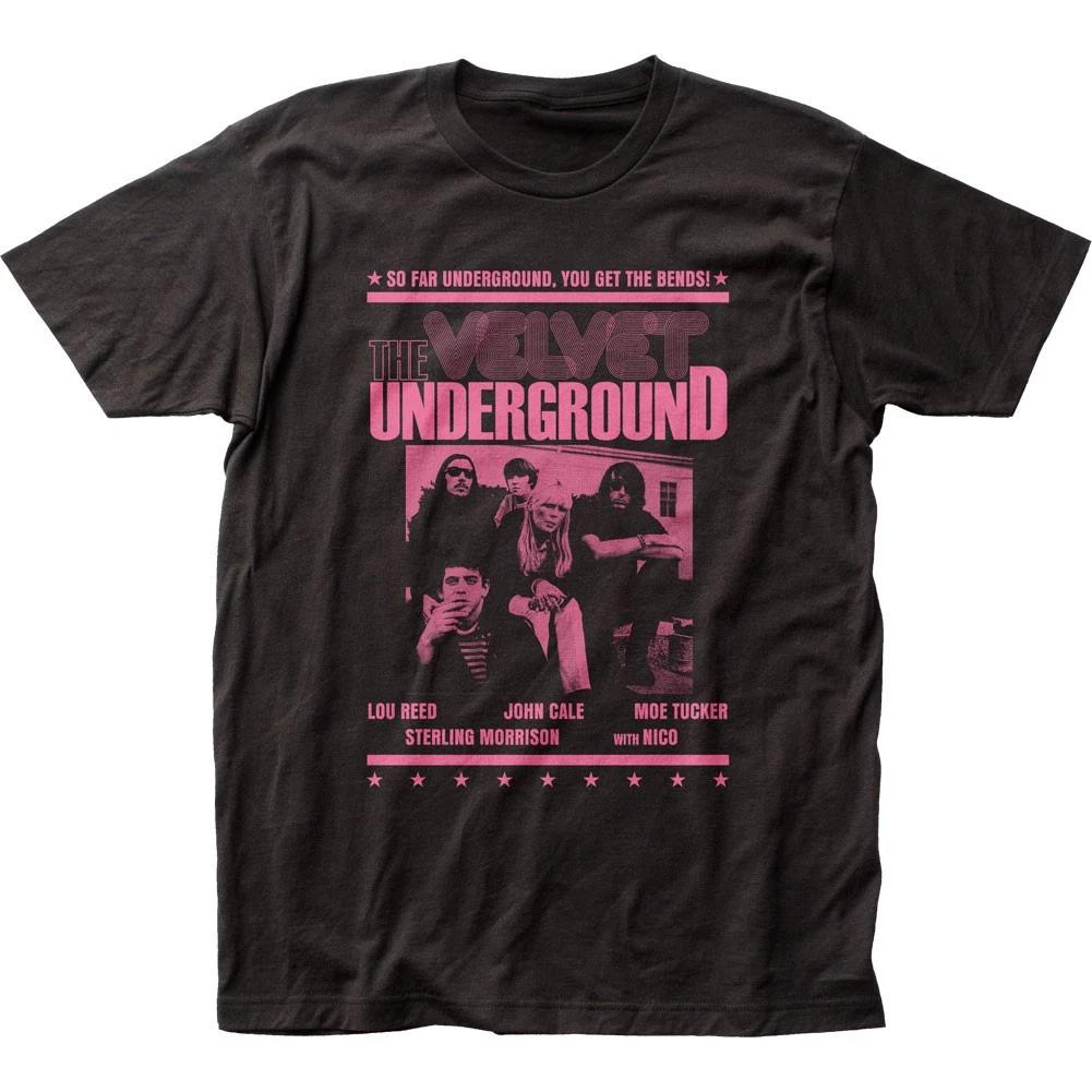 Velvet Underground So Far Underground Mens T Shirt Music Classic Concert Black 4XL
