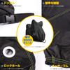 Libzaki Motorcycle Cover, Super Repellent, UV Protection, 300D Upgraded Thick Fabric, Fits Up