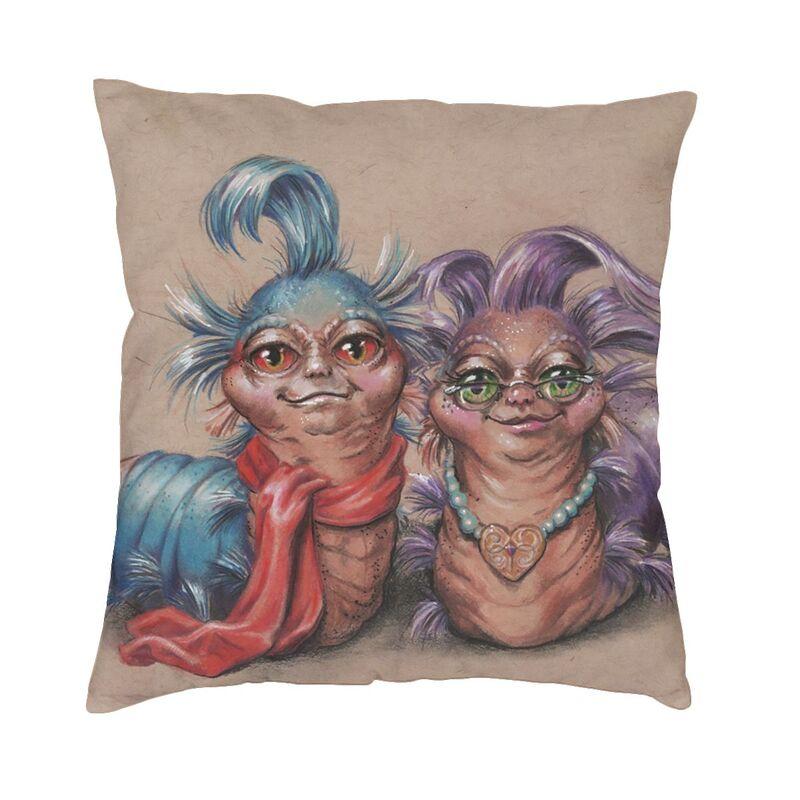 Luxury Labyrinth Worm Cushion Covers x Polyester Musical Adventure Movie Throw Pillow Case for Car Square Pillowcase 30cmx30cm