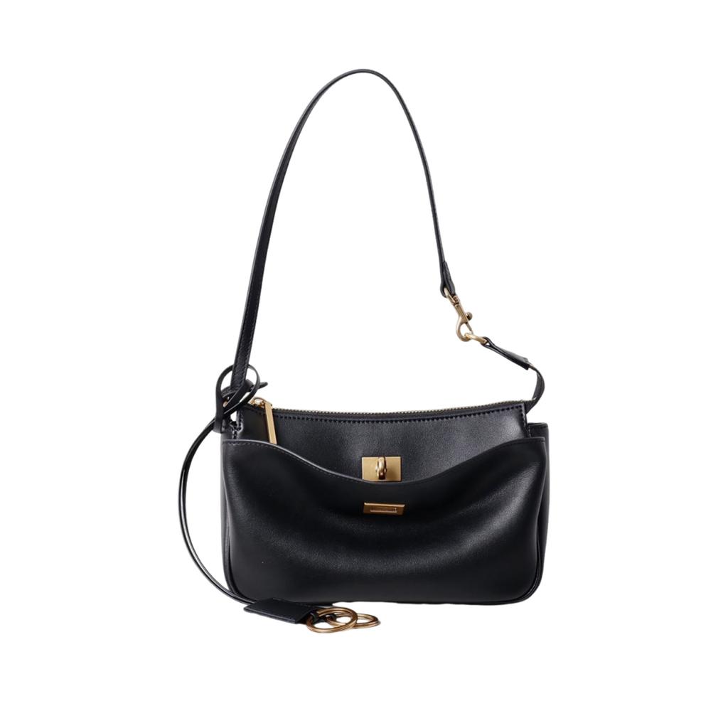 Nouveaux sacs à main polyvalents mode européenne et américaine pour femmes, sac à bandoulière sous le bras en cuir de vachette de haute qualité, touche haut de gamme
