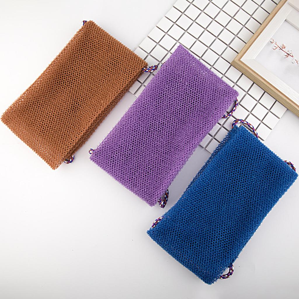 African Exfoliating Net Sponge Shower Body Scrubber Back Scrubber for Shower Body Cleaning Use