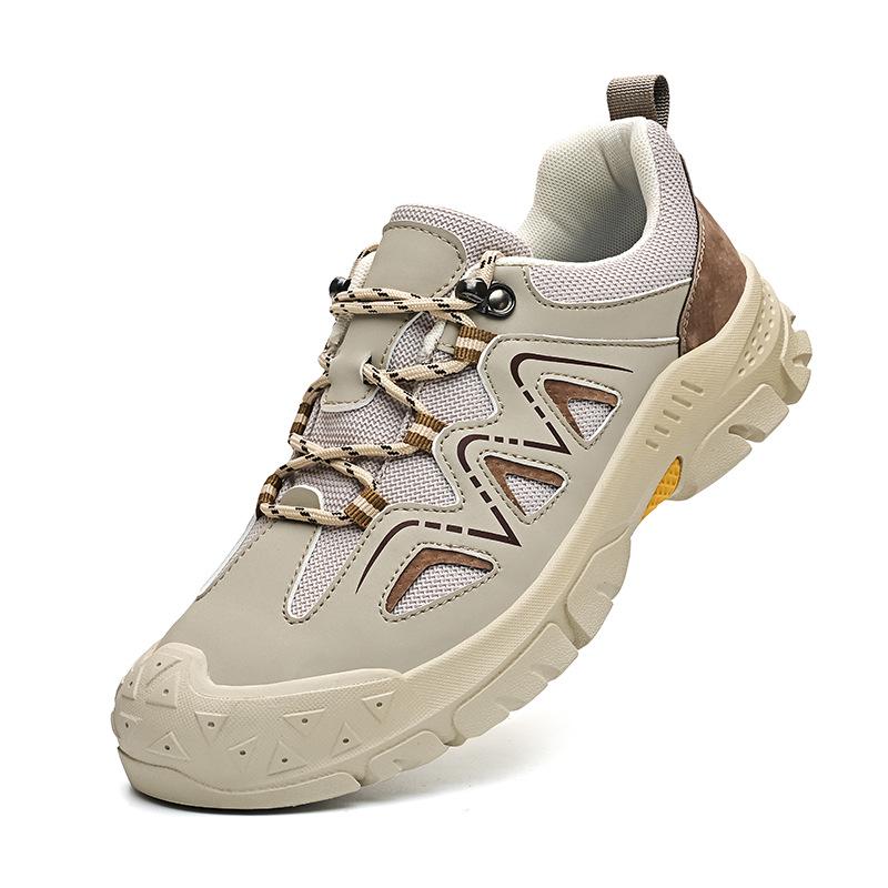 Men's Outdoor Hiking Shoes - Breathable, Wear-Resistant, Non-Slip, Lightweight for Autumn and Winter.