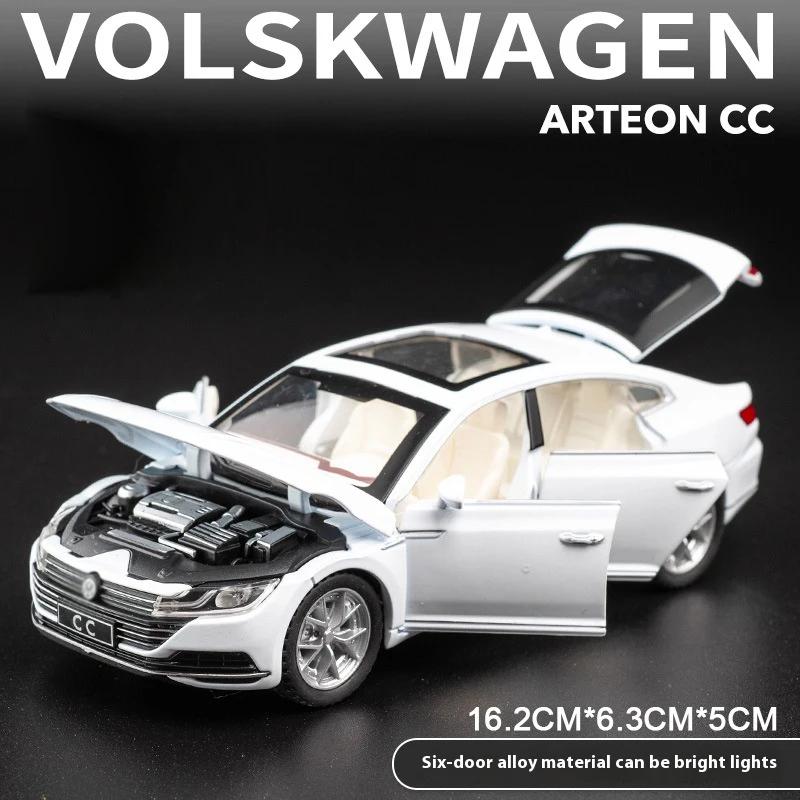 

1:32 Volkswagen CC Alloy Toy Car Metal Die-casting Model Sound And Light Pull Back Toy Car Kids Gift Toys For Boys A132