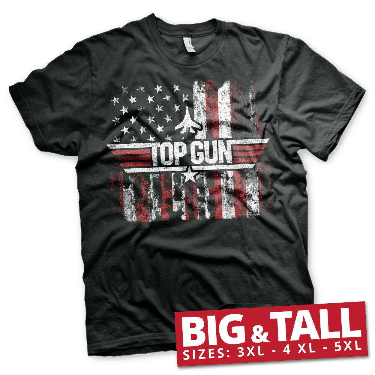 Officially Licensed Top Gun America Tall Tall 3XL4XL5XL Mens T- XXXL