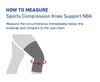 BAUERFEIND SPORTS COMRESSION KNEE SUPPORT NBA Compression Knee Support Knee Made in General Medical Compression Muscle Activation and Knee
