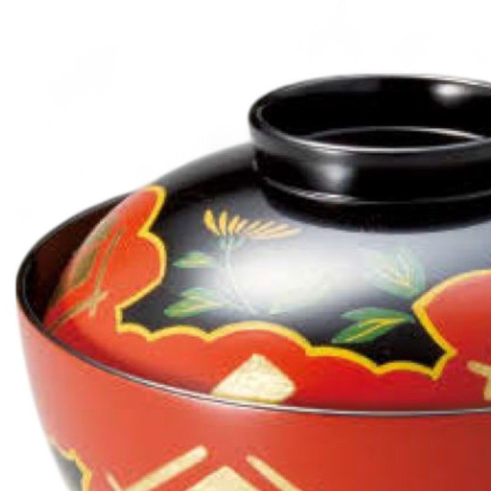 Lacquerware with Genuine Made in Japan J-kitchens Bowl, Wooden, Hand-painted, Lacquer, PID-526639,