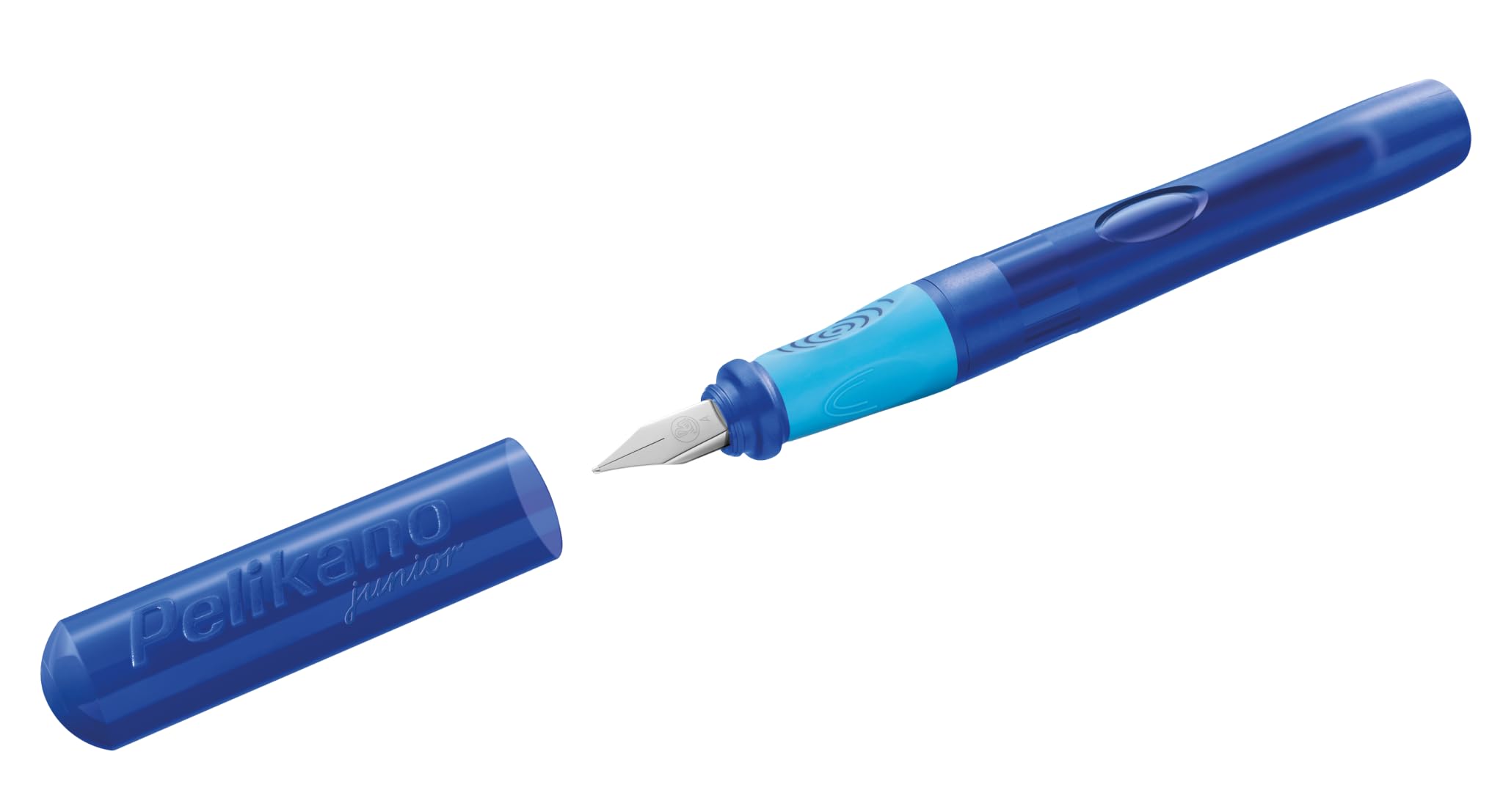 Pelikan Junior Fountain Pen for Nib Folding Box Pelikano® Learners, Right-Handed, Blue, A, синий