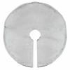 Christmas Tree Rug 90 Cm Gray Fur Made Of Polyester