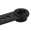Triple Cold Shoe Extension Bracket Aluminium Alloy Microphone Stand Mount Adapter for Tripod Monopod Stabilizer