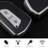Durable TPU+leather Key Cover For VW Golf 8 VIII ID-4 For Skoda Octavia A8 MK4 For Seat Leon Cupra Formentor Key Case Holder
