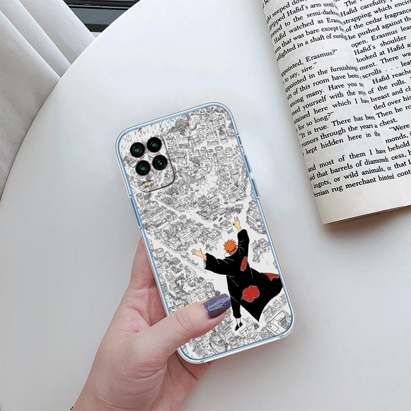 RA30 Pain Akatsuki NARUTO Transparent Phone Case for Motorola Moto G7 G8 G9 G84 G85 G73 G24 G15 Z2 Play Power Plus