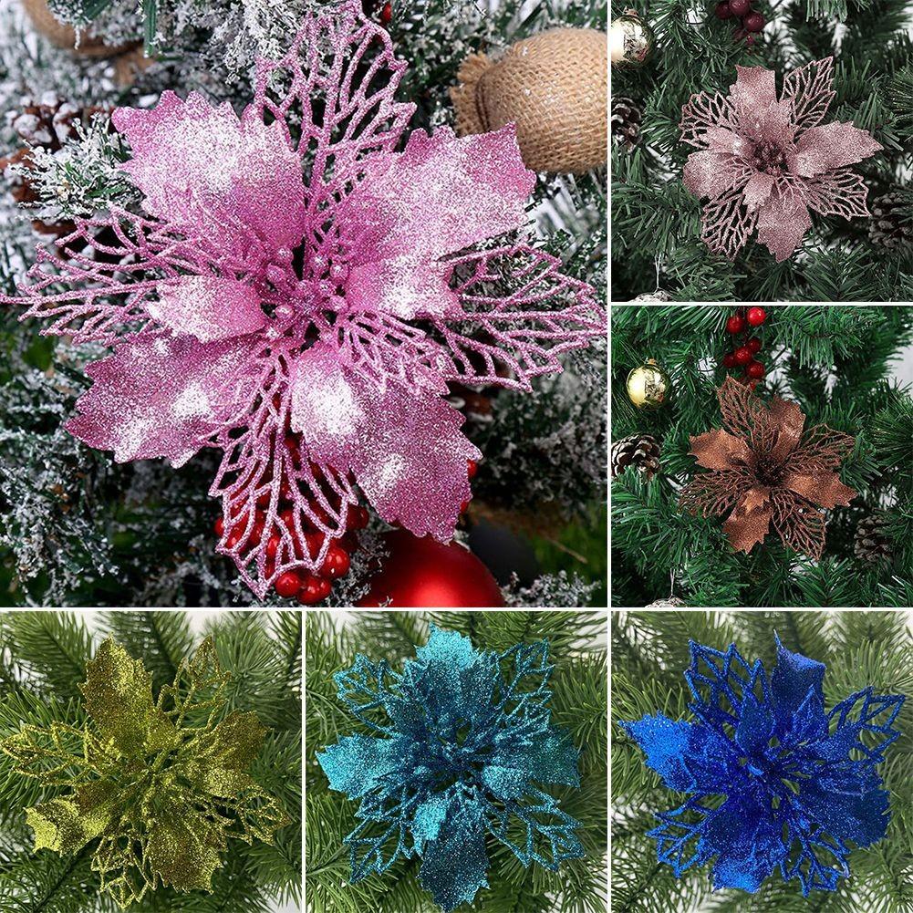 Buy Poinsettia Christmas Flower Tree Decoration Xmas Party at