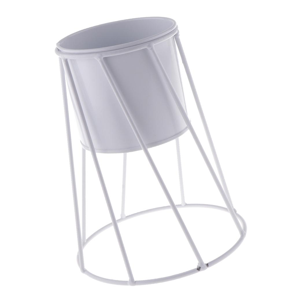 Metallregal Blumenvase Mini-Blumentopf Hochzeitsblumenvase Eisenständer für Sukkulenten Heim-Gartendekoration