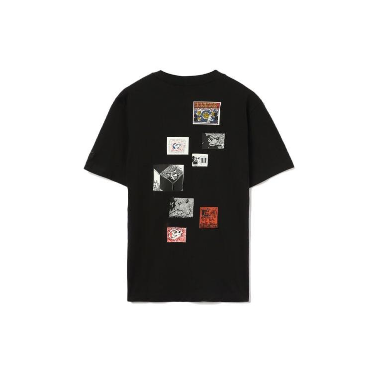Li-Ning x Disney Crossover Mickey x Keith Haring Series Tee Black Men s AHSR643-2 L