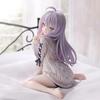 Wandering Witch: The Journey of Elaina Sitting Pose Figure, Elaina In Sweater Dress Looking Back, Anime Beautiful Girl Ornament