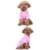 Puppy Dog Cat Summer Solid Color Buttoned Shirt Pet Clothes Costume T-Shirt