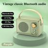 Retro Bluetooth Portable Speaker Small Wireless Stereo,Loud Volume TF Card Slot and MP3 Player for Android