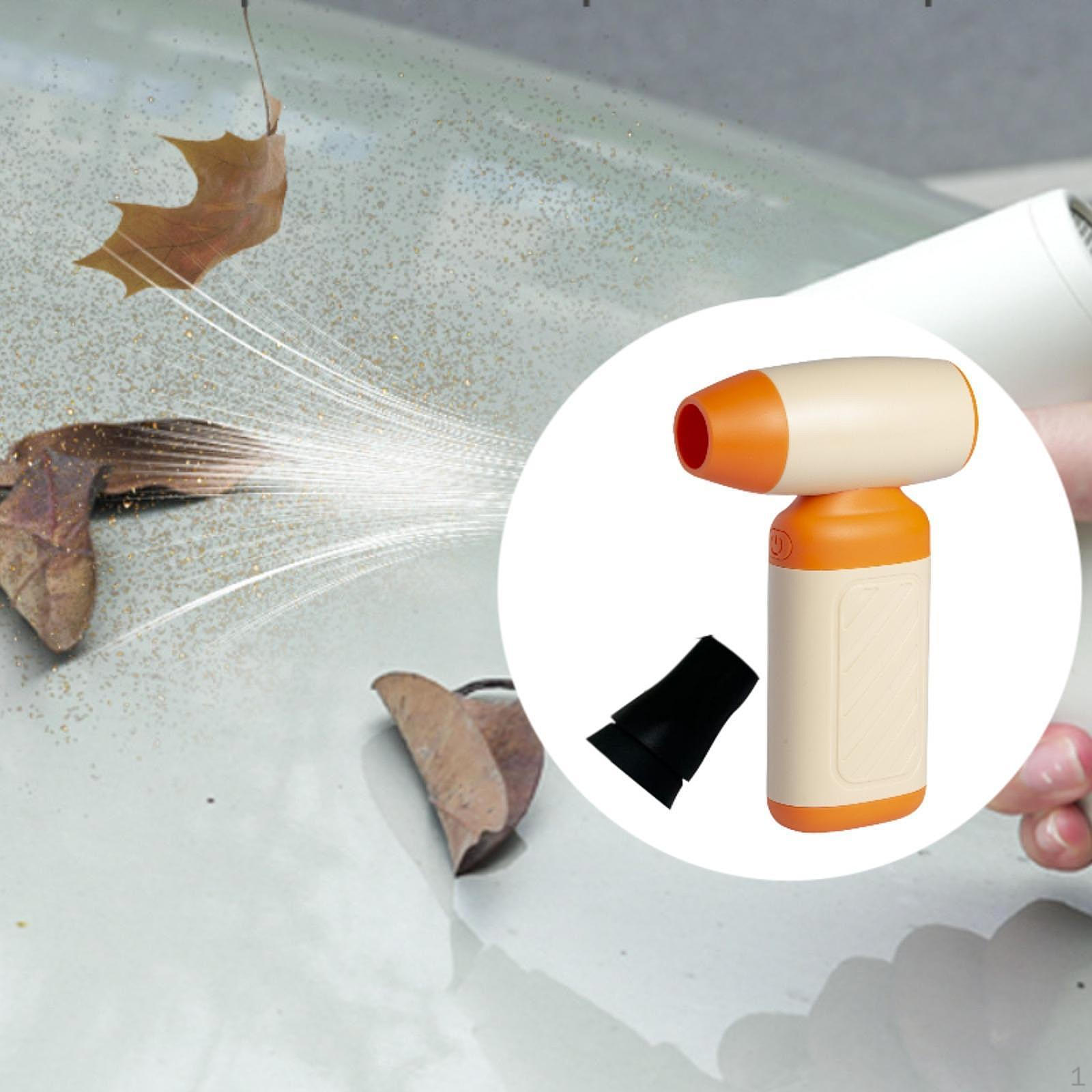 

Электрический воздуходувка для пылесоса, аксессуары, струйное сухое удаление снега для компьютера, автомобиля orange