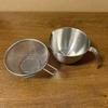2Pcs/set Rust Proof Stainless Steel Colander Fine Mesh Food Strainer  Food Prep